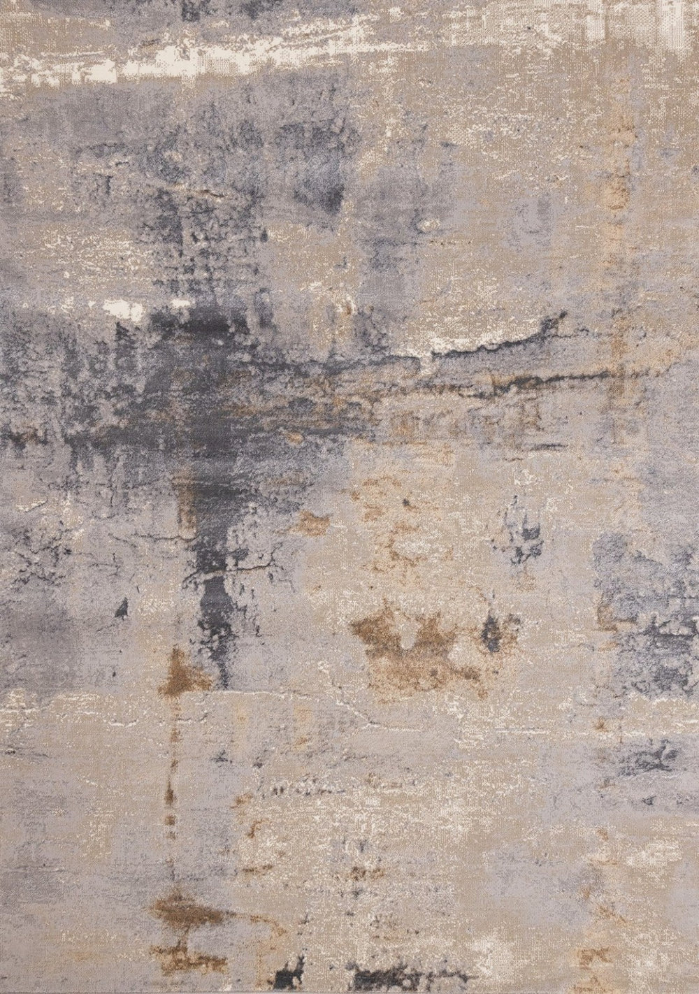 HomeRoots 8' Modern Abstract Taupe and Gray Area Rug for Living Rooms - Durable, Stain-Resistant Design! 8' X 11' 660098