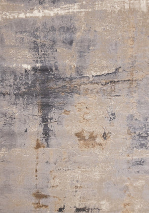 HomeRoots 8' Modern Abstract Taupe and Gray Area Rug for Living Rooms - Durable, Stain-Resistant Design! 8' X 11' 660098