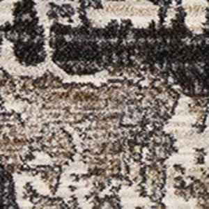 HomeRoots 5' Modern Abstract Area Rug in Gray, Black & Tan – Durable, Stylish, and Perfect for High-Traffic Spaces 5' X 8' 660109