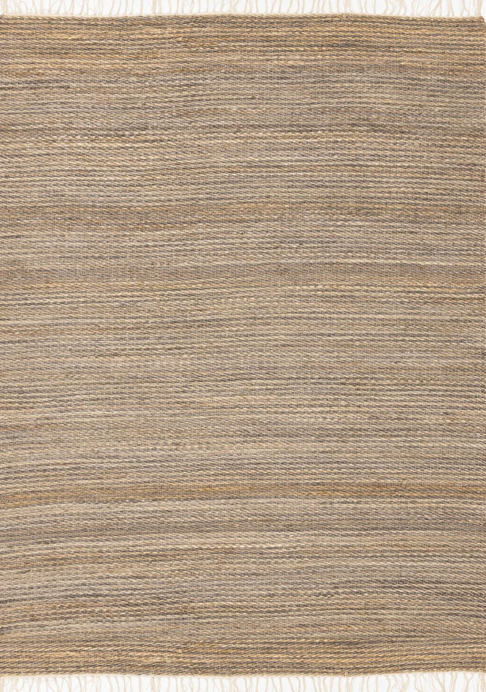 HomeRoots 5' Hand-Woven Jute Area Rug in Taupe and Brown - Modern Abstract Design for Natural Home Warmth 5' X 8' 660115