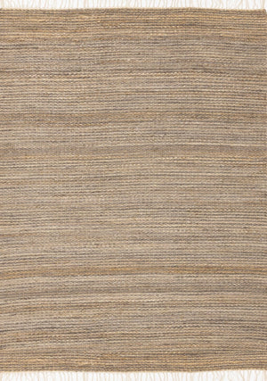 HomeRoots 5' Hand-Woven Jute Area Rug in Taupe and Brown - Modern Abstract Design for Natural Home Warmth 5' X 8' 660115