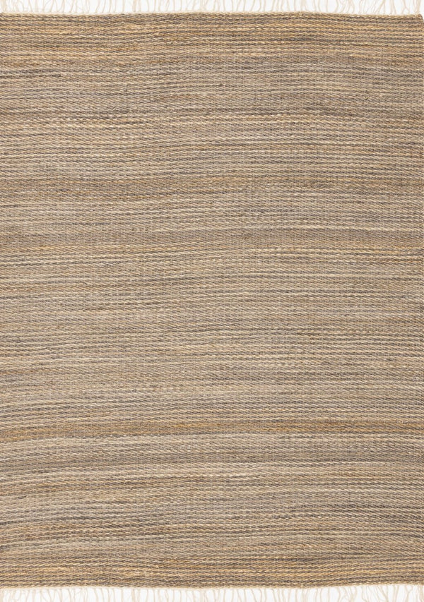 HomeRoots 5' Hand-Woven Jute Area Rug in Taupe and Brown - Modern Abstract Design for Natural Home Warmth 5' X 8' 660115