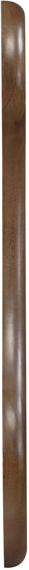 Meridian Furniture Verra Solid Wood Wall Mirror with Sculptural Frame for Modern Bedroom or Entryway Decor Brown 66011Brown-M