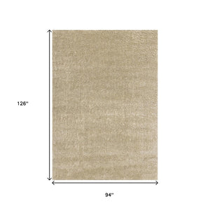 HomeRoots 8' Beige Area Rug - Soft, Durable, and Stylish for Your Living Space - Perfect for Families and Pets 8' X 11' 660130