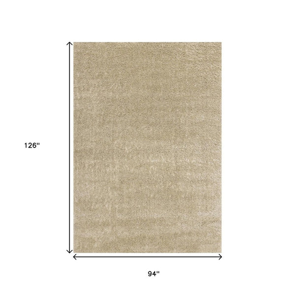 HomeRoots 8' Beige Area Rug - Soft, Durable, and Stylish for Your Living Space - Perfect for Families and Pets 8' X 11' 660130