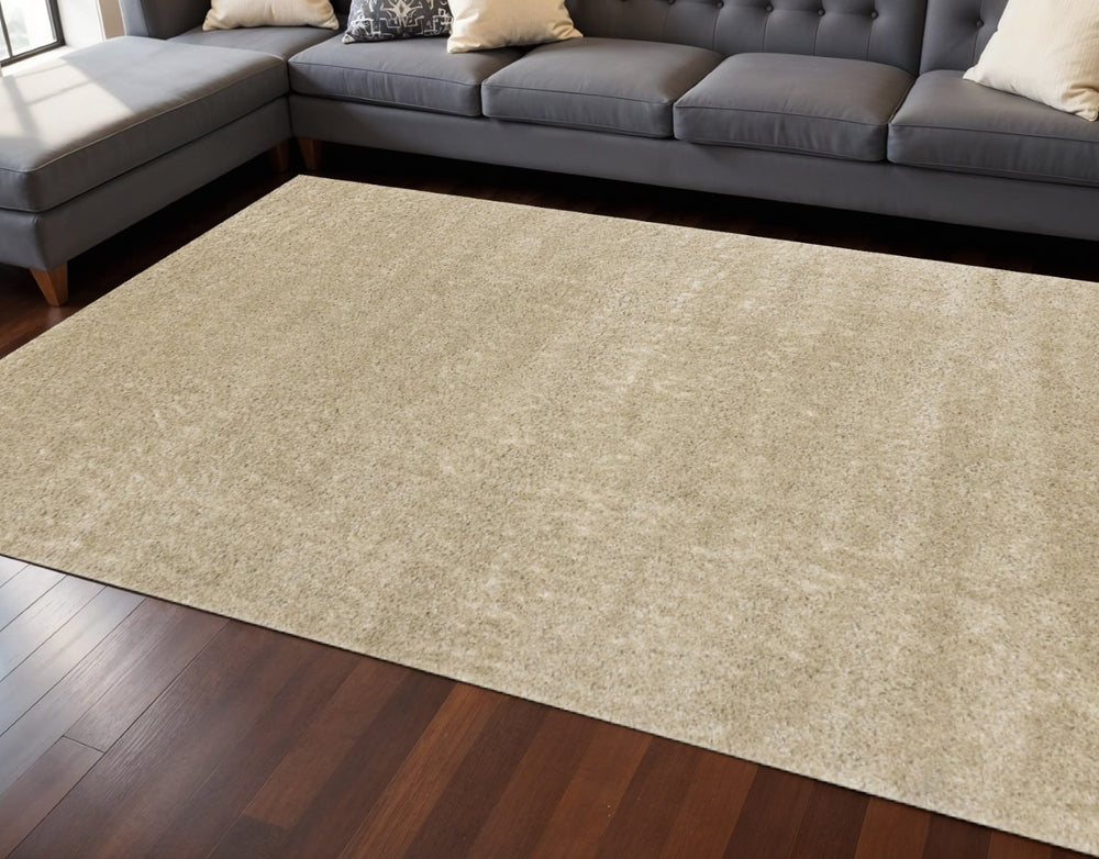 HomeRoots 8' Beige Area Rug - Soft, Durable, and Stylish for Your Living Space - Perfect for Families and Pets 8' X 11' 660130