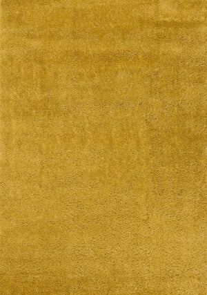 HomeRoots 4' Vibrant Yellow Area Rug - Modern Design for High-Traffic Areas, Soft & Stain-Resistant Comfort 4' X 6' 660135