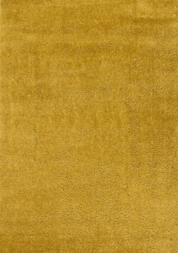 HomeRoots 4' Vibrant Yellow Area Rug - Modern Design for High-Traffic Areas, Soft & Stain-Resistant Comfort 4' X 6' 660135