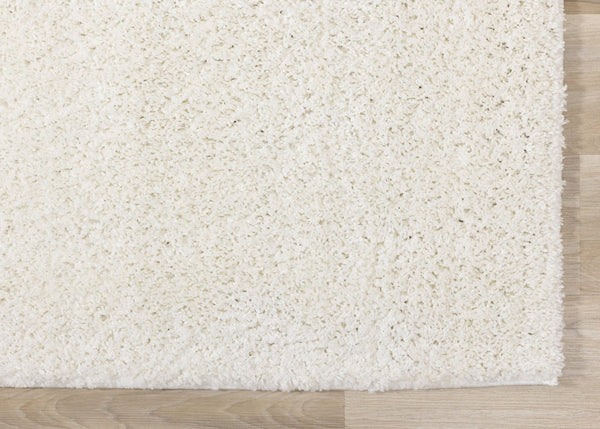 HomeRoots 4' Cream Area Rug - Plush, Stain-Resistant, Durable Polypropylene for Cozy Spaces & Easy Cleanup 5' X 8' 660140