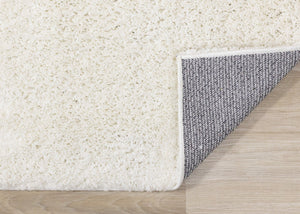 HomeRoots 8' Plush Cream Area Rug - Cozy Elegance for Living Rooms, Bedrooms & High-Traffic Spaces 8' X 11' 660142