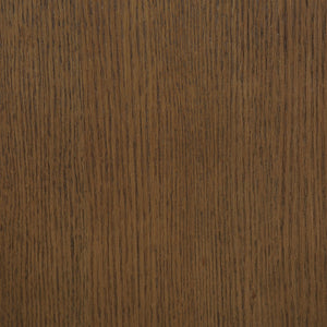 Meridian Furniture Sorell Solid Wood Nightstand with Oak Veneer Top Rounded Edges Scandinavian Bedroom Style Brown 66014Brown-NS