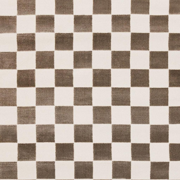 HomeRoots 8' Brown and White Geometric Area Rug - Modern Design, Durable, Stain-Resistant for Busy Homes 8' X 11' 660224