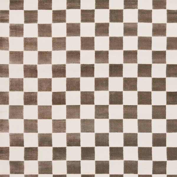 HomeRoots 8' Brown and White Geometric Area Rug - Modern Design, Durable, Stain-Resistant for Busy Homes 8' X 11' 660224
