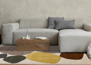 HomeRoots 5' Cream and Brown Geometric Area Rug - Modern, Stain-Resistant Design for Stylish Home Décor 8' X 11' 660250