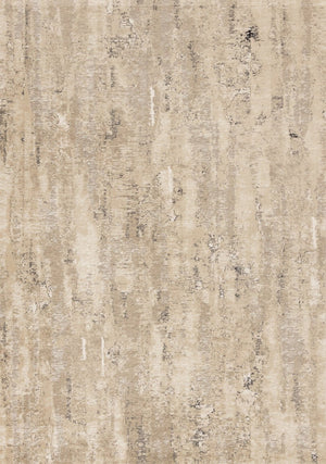 HomeRoots 5' Modern Beige and Black Area Rug - Durable, Stain-Resistant Design for Stylish Home Décor 5' X 8' 660261