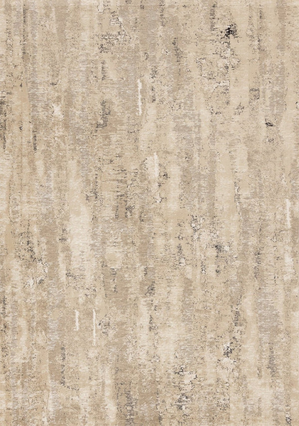 HomeRoots 5' Modern Beige and Black Area Rug - Durable, Stain-Resistant Design for Stylish Home Décor 5' X 8' 660261