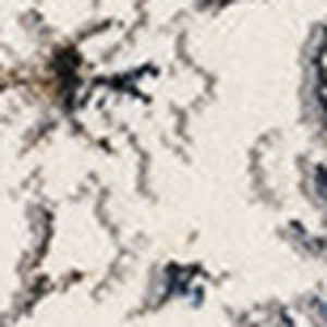 HomeRoots 5' Cream Blue and Gray Medallion Area Rug - Stylish, Durable, Stain Resistant for Any Space 5' X 8' 660265