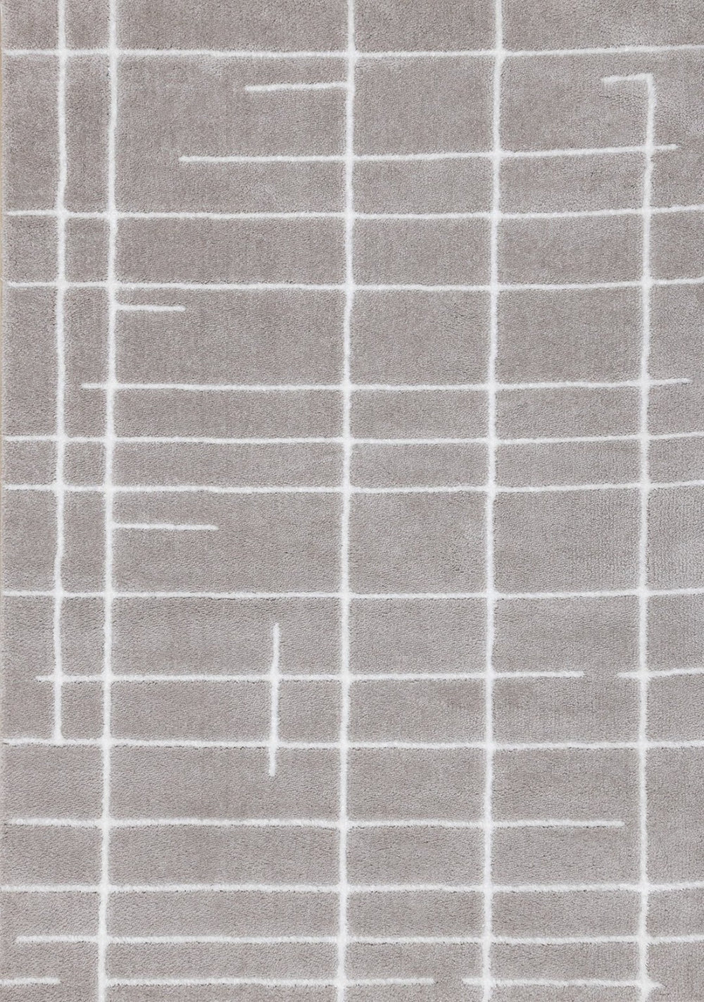 HomeRoots 5' Gray and White Striped Area Rug - Soft, Durable, and Stylish for High-Traffic Spaces in Your Home 5' X 8' 660267