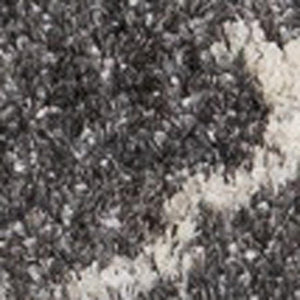 HomeRoots 5' Gray and Cream Ogee Area Rug – Stylish, Durable, Stain-Resistant, Perfect for Modern Living Spaces 5' X 8' 660271