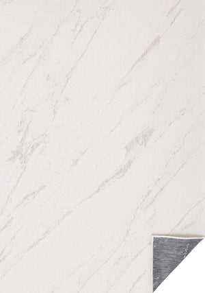 HomeRoots 5' Stylish Cream and Gray Abstract Area Rug - Perfect for Modern Living Spaces and Easy Care 8' X 11' 660291