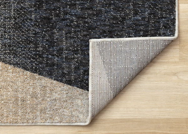HomeRoots 5' Stylish Gray Brown and Beige Geometric Area Rug - Durable, Stain-Resistant, Easy-Care Design 5' X 8' 660292