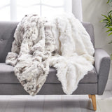 Christopher Knight Home® - Noble House - Akers Glam Fur Throw Blanket, White