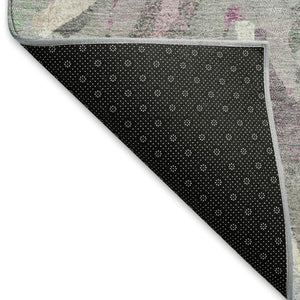 HomeRoots 8' X 10' Blush Ivory Gray Floral Area Rug - Stylish, Washable, Durable for Indoor & Outdoor Spaces 660442