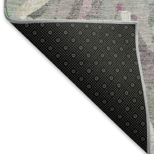 HomeRoots 10' Washable Blush Ivory Gray Floral Area Rug – Durable & Stylish for Indoor or Outdoor Spaces 660444