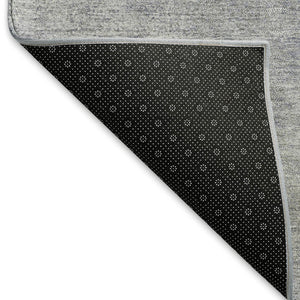 HomeRoots 8' X 10' Denim Blue Abstract Area Rug - Stylish, Washable, Durable for Indoor & Outdoor Use 660490