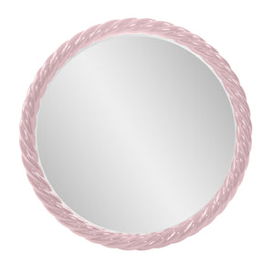 Howard Elliott Gita Braided Round Mirror: Customize Your Space With Coastal Charm And Elegant Symmetry Today! Purple Polyresin 66062li-howard-elliott