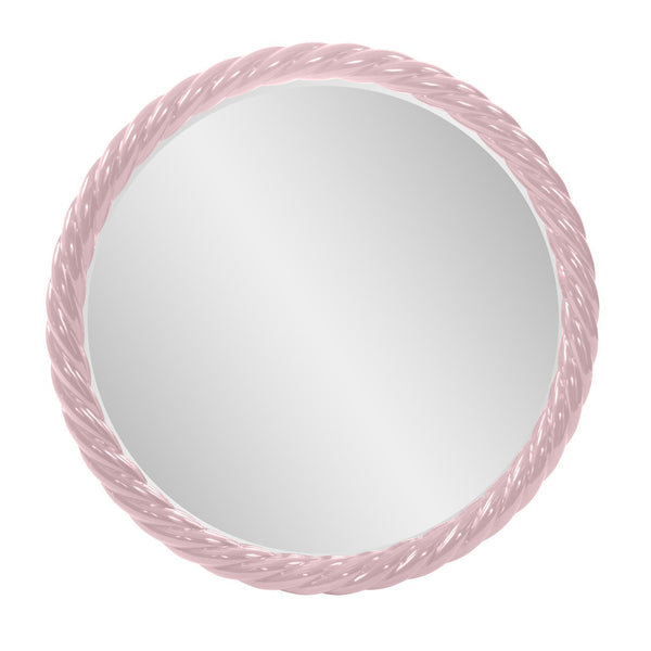 Howard Elliott Gita Braided Round Mirror: Customize Your Space With Coastal Charm And Elegant Symmetry Today! Purple Polyresin 66062li-howard-elliott