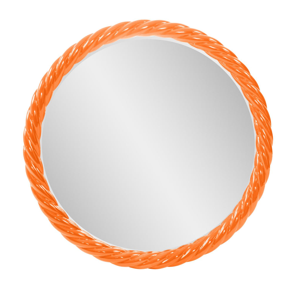 Howard Elliott Gita Braided Round Mirror: Customize Your Space With Coastal Charm And Elegant Symmetry Today! Green Polyresin 66062mg-howard-elliott