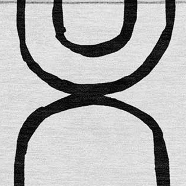 HomeRoots 10' X 14' Modern Geometric Washable Area Rug for Indoor & Outdoor Spaces - Durable & Stylish Design 660654