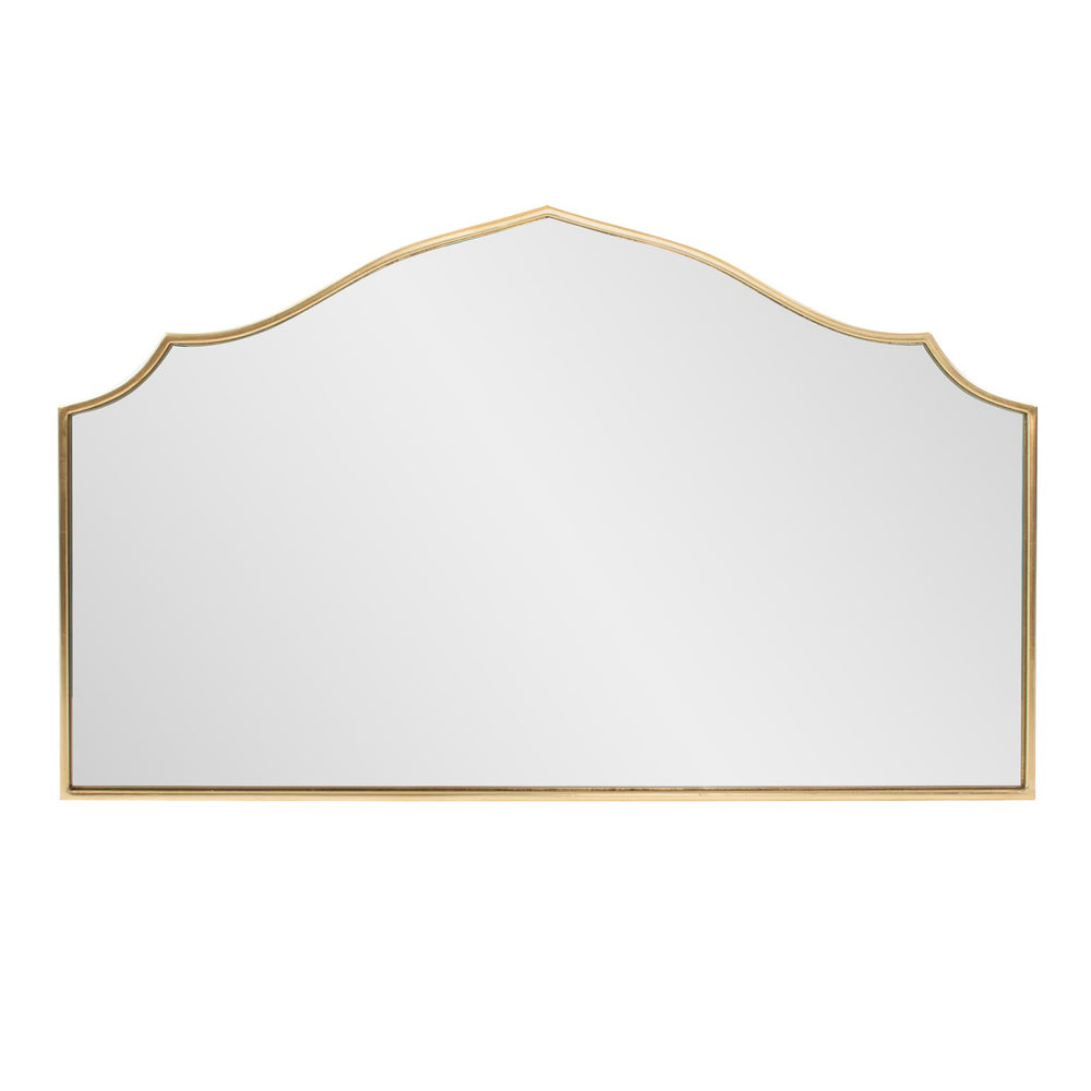 Howard Elliott Golden Sultana Mantel Mirror: Modern Elegance With A Sleek Gold Frame For Effortless Home Décor Gold Polyurothean 66070-howard-elliott