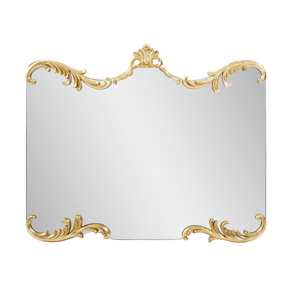 Howard Elliott St. James Elegant Gold Gilded Mirror - Timeless Design With Opulent French Motifs For Your Home Gold Mdf,Polyresin 66071-howard-elliott