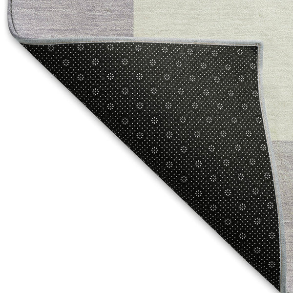 HomeRoots 10' Durable Lavender & Ivory Geometric Washable Area Rug for Indoor & Outdoor Spaces, Stain-Resistant 660714