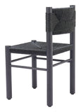 Iska Dining Chair - Set of 2 Black 704049 Zuo Modern