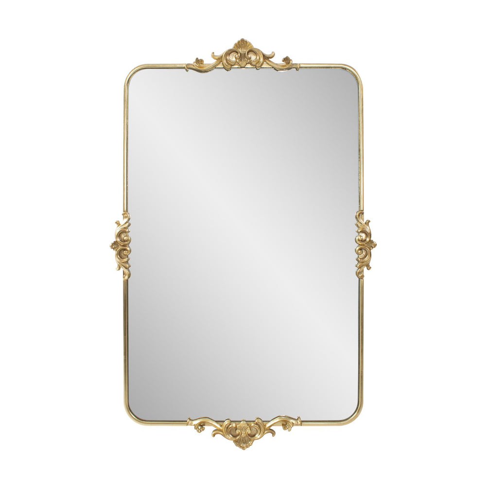 Howard Elliott Wanstead Gold Gilded Vanity Mirror - Versatile Design, French-inspired Motifs, Elegant Home Accent Gold Polyurethane,Polyresin 66073-howard-elliott