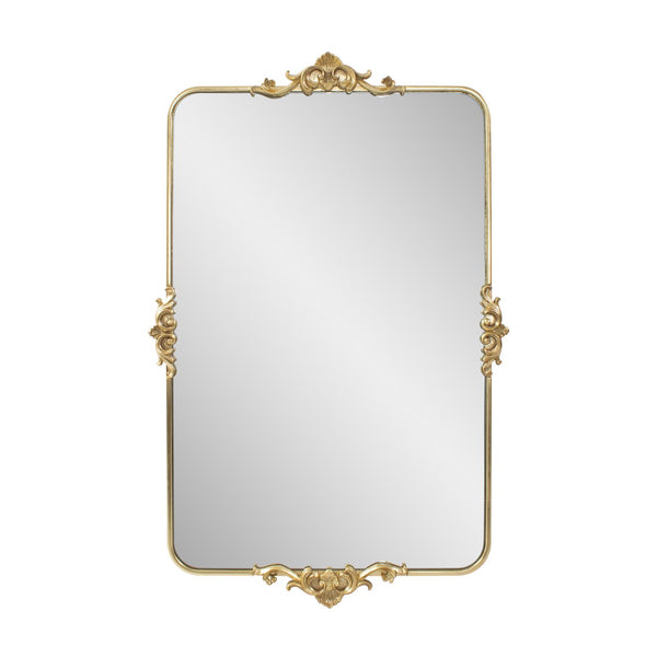 Howard Elliott Wanstead Gold Gilded Vanity Mirror - Versatile Design, French-inspired Motifs, Elegant Home Accent Gold Polyurethane,Polyresin 66073-howard-elliott