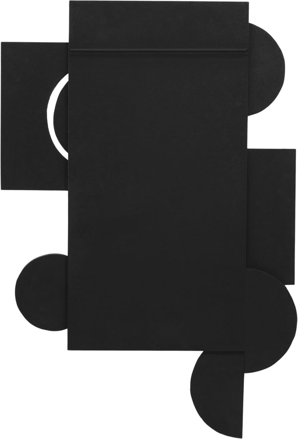 Meridian Furniture Nuvori Geometric 3d Sculptural Mdf Wall Art Relief Decor for Modern Living Interiors Brown 66076Brown