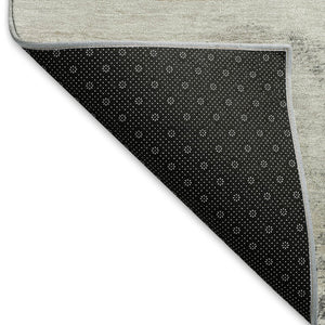 HomeRoots 8' X 10' Taupe Ivory Beige Abstract Area Rug - Stylish Washable Indoor/Outdoor Design, Easy Care! 660796