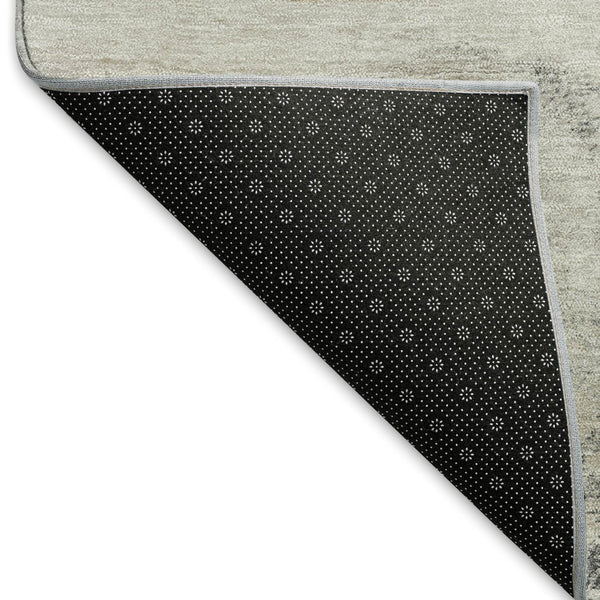 HomeRoots 8' X 10' Taupe Ivory Beige Abstract Area Rug - Stylish Washable Indoor/Outdoor Design, Easy Care! 660796