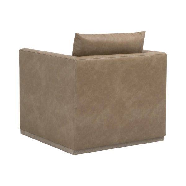 Essentials for Living Siena Plinth Base Swivel Club Chair 6608.IVT/NG