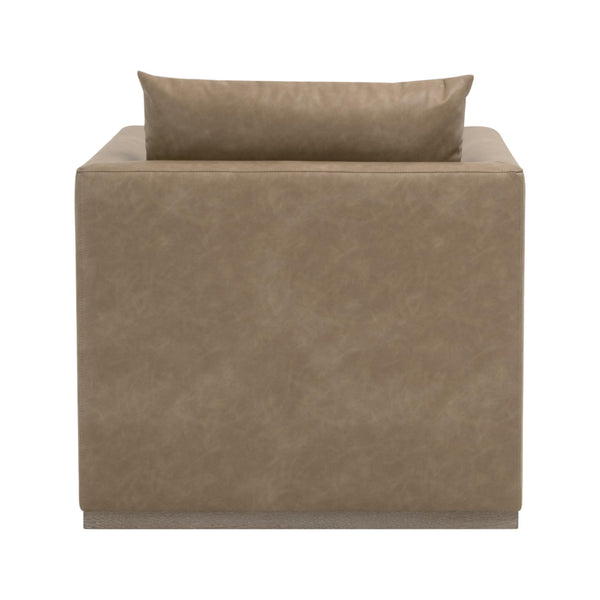Essentials for Living Siena Plinth Base Swivel Club Chair 6608.IVT/NG