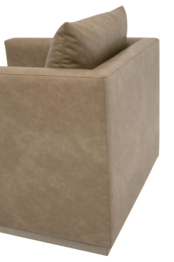 Essentials for Living Siena Plinth Base Swivel Club Chair 6608.IVT/NG