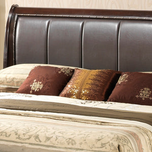 English Elm Lavita Queen Storage Bed In Cappuccino - Elegant Sleigh Design With Integrated Storage Drawers B078S00501
