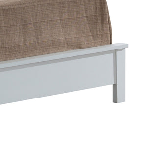 English Elm Transitional Full Bed In Crisp White - Modern Design, Durable Construction, Perfect For Any Space B078S00265-GIGA