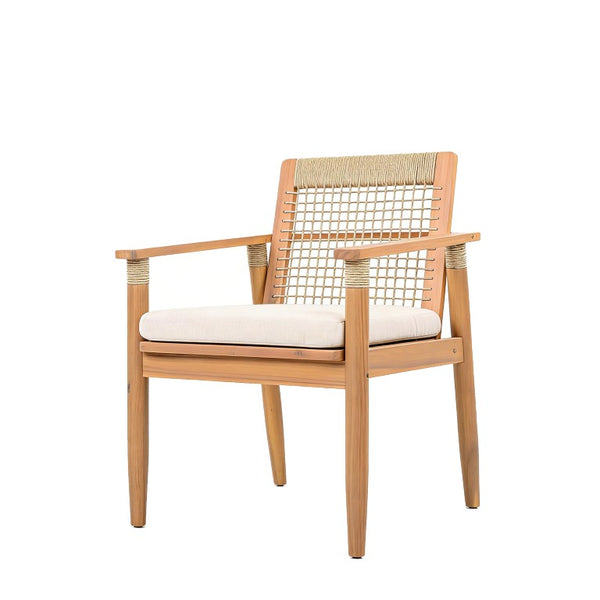 English Elm 9‑Piece Acacia Wood Outdoor Dining Set Seats Eight with Rope Woven Chairs on Patio 66105_N762P386379D4