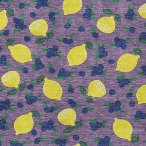 HomeRoots 9' X 12' Vibrant Lemon Pattern Washable Area Rug – Cheerful Indoor/Outdoor Decor for Family Spaces 661145
