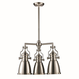 Chadwick 22'' Wide 3-Light Chandelier - Satin Nickel 66120-3 Elk Lighting